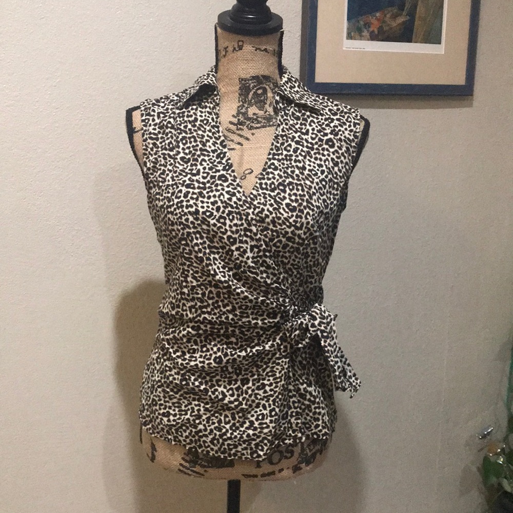 Cheetah Print Top by Express